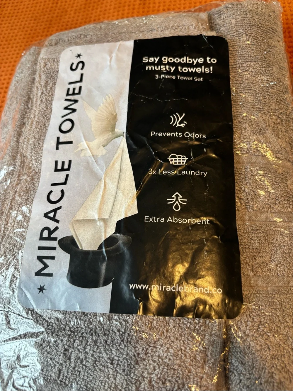 Miracle Towels - Taupe Grey Set